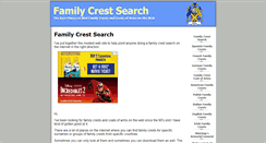 Desktop Screenshot of familycrestsearch.org