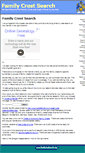 Mobile Screenshot of familycrestsearch.org